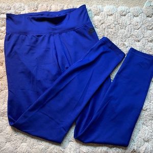 Adidas blue workout leggings